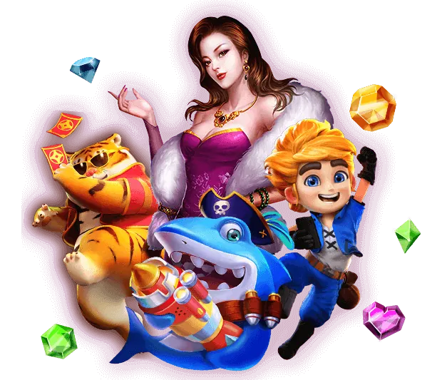 Diverse casino games including slots and blackjack