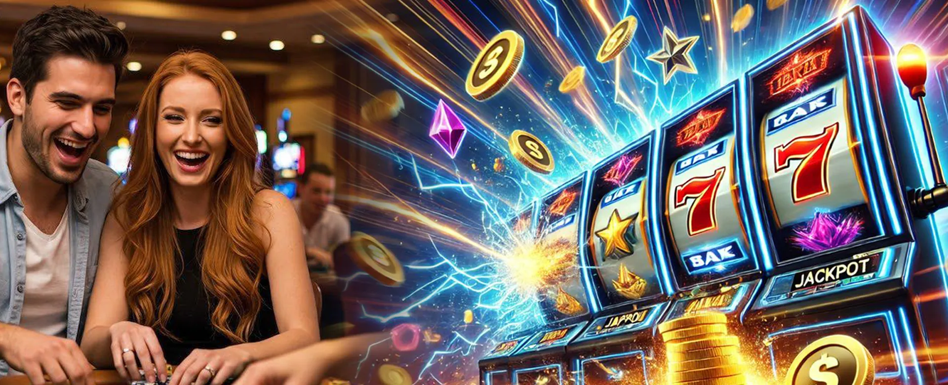 Luxurious online casino lobby with golden accents, representing 21 PH Dream